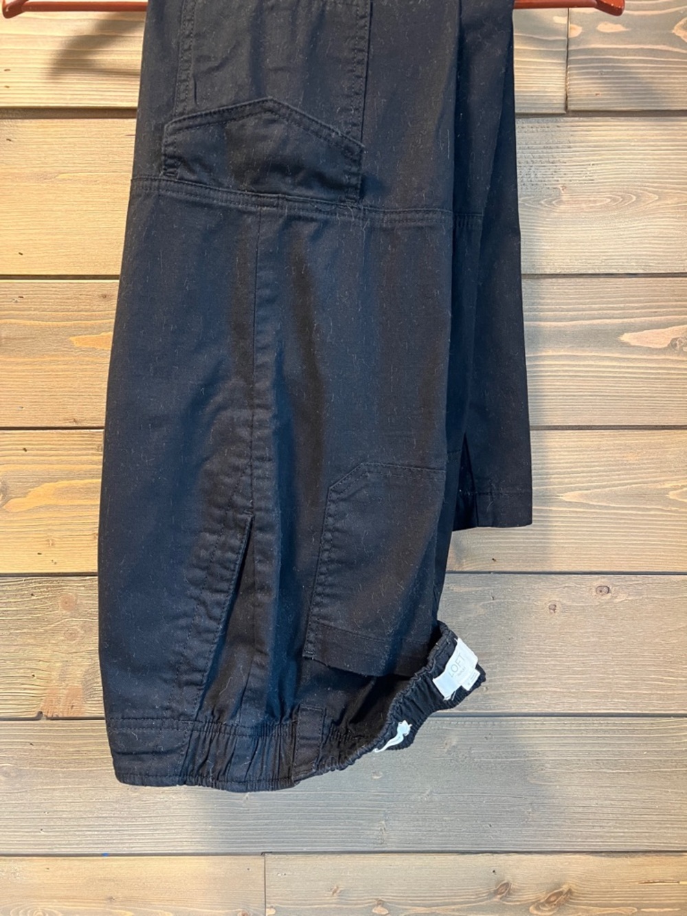 Loft Black Utility Cargo Pants